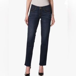 Democracy Women's Ab Solution Straight Leg Jean Indigo Size 16